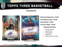 2023/24 Topps Three Basketball Hobby