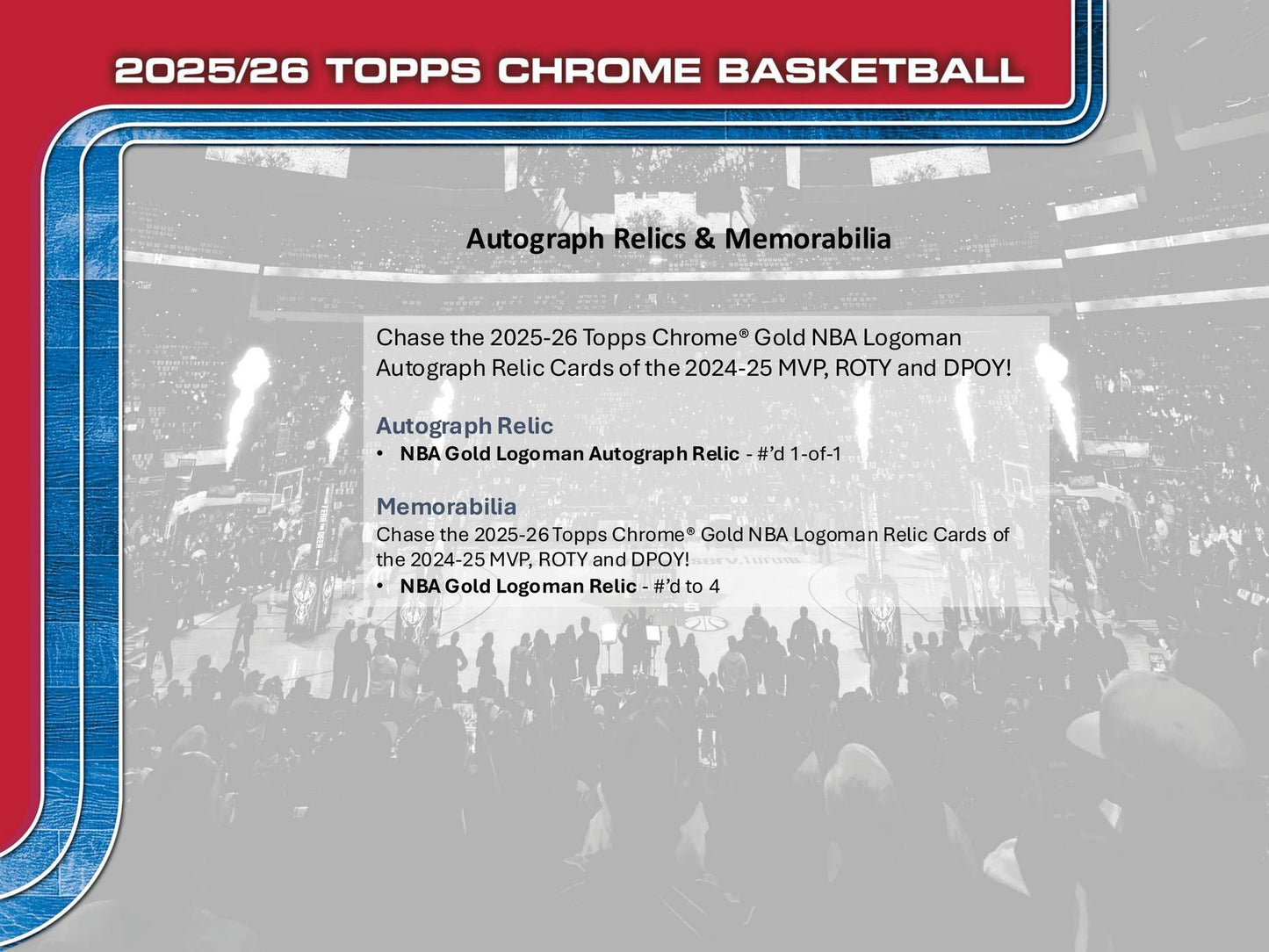 2025/26 Topps Chrome Basketball Mega