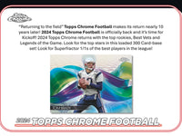 2024 Topps Chrome Football Hobby Pack