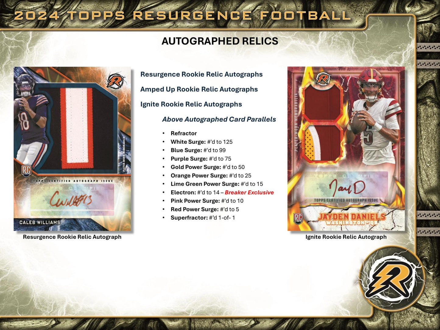 2024 Topps Resurgence Football 8-Pack Blaster
