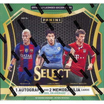 compare product Panini 2016-17 Soccer Hobby Box
