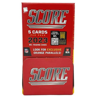 compare product 2023 Panini Score Football Gravity Feed 6 Box Case