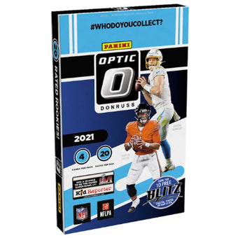 compare product 2021 Panini Donruss Optic Football Hobby 12 Box Case