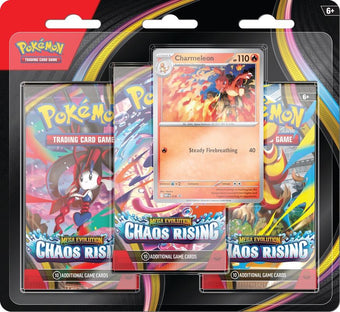 compare product Pokemon Mega Evolution: Chaos Rising 3-Pack Blister