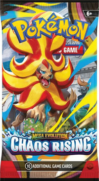 Pokemon Mega Evolution: Chaos Rising 6-Pack Booster Bundle
