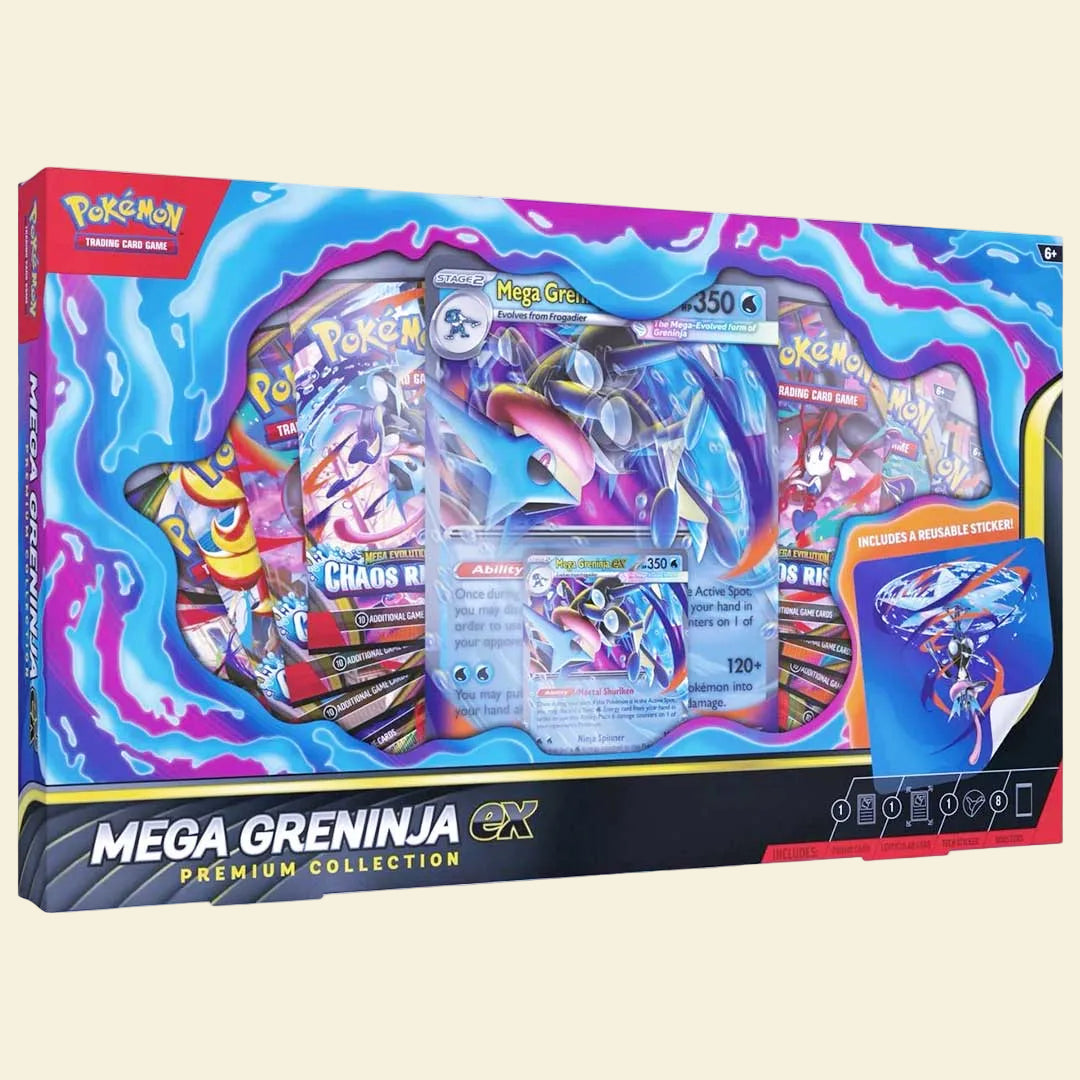 Pokemon: Mega Greninja ex Premium Collection Box
