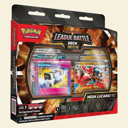 Pokemon Mega Lucario ex League Battle Deck Box