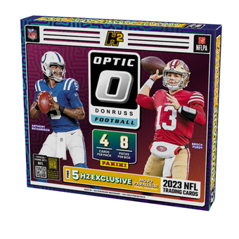 compare product 2023 Panini Donruss Optic Football H2 Hybrid 20 Box Case