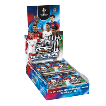 compare product 2023/24 Topps Stadium Club Chrome UEFA Soccer Hobby 12 Box Case