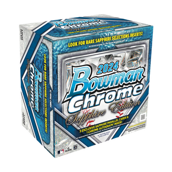 compare product 2024 Bowman Chrome Baseball Sapphire Edition Box