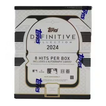compare product 2024 Topps Definitive Baseball Hobby Box