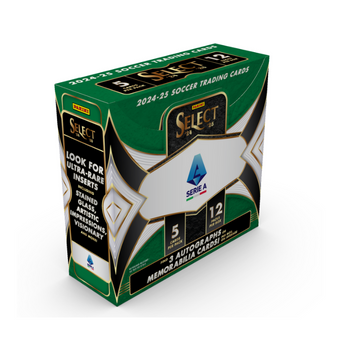 compare product 2024/25 Panini Select Serie A Soccer Hobby 12 Box Case