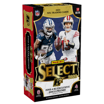 compare product 2023 Panini Select Football H2 Hybrid 20 Box Case