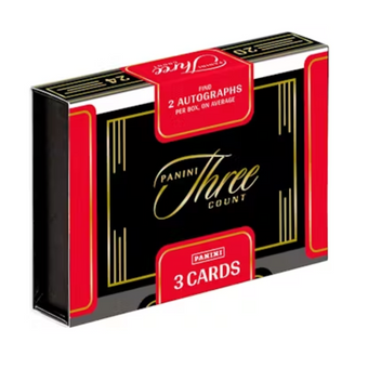 compare product 2024 Panini Three Count WWE Wrestling Hobby 10 Box Case