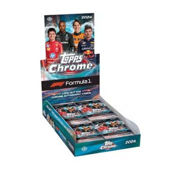compare product 2024 Topps Chrome Formula 1 Hobby 12 Box Case