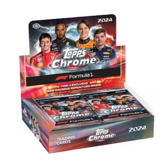 compare product 2024 Topps Chrome Formula 1 Qualifying Lap 20 Box Case