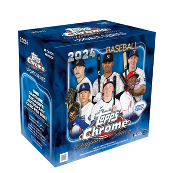 compare product 2024 Topps Chrome Update Baseball Sapphire Edition Box