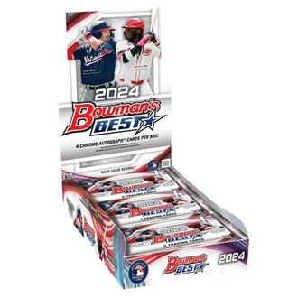 compare product 2024 Bowman's Best Baseball Hobby Box