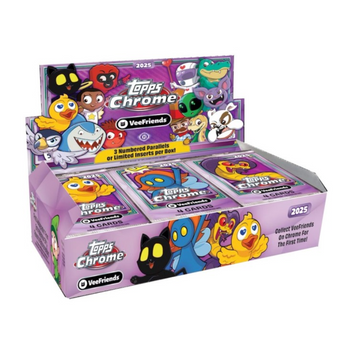 compare product 2025 Topps Chrome VeeFriends Hobby Box
