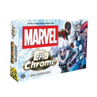 compare product 2025 Topps Marvel Chrome Hobby Box