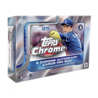 compare product 2025 Topps Chrome Baseball Breaker's Delight Box