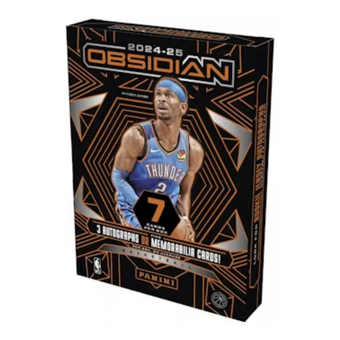 compare product 2024/25 Panini Obsidian Basketball Hobby 12 Box Case