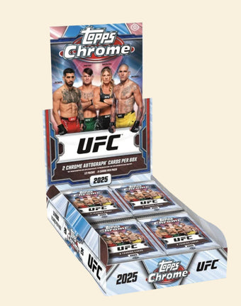 compare product 2025 Topps Chrome UFC Hobby Box