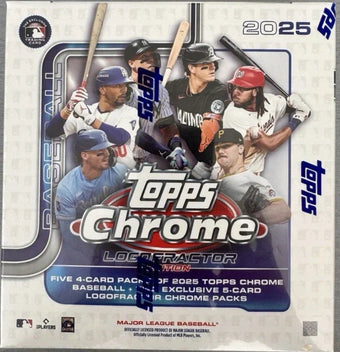 compare product 2025 Topps Chrome Logofractor Baseball 20 Box Case