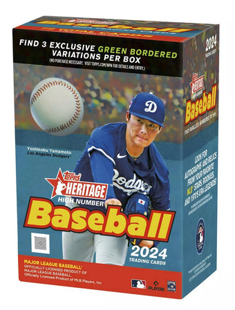 compare product 2024 Topps Heritage High Number Baseball Blaster 40 Box Case