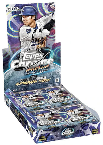 compare product 2025 Topps Cosmic Chrome Baseball Hobby Box