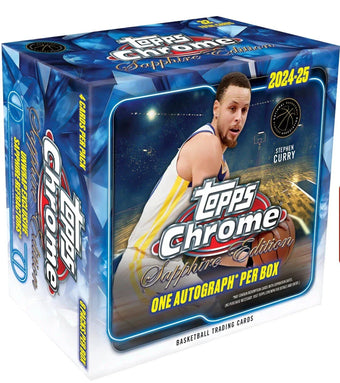 compare product 2024-25 Topps Chrome Basketball Sapphire Edition Hobby 10 Box Case