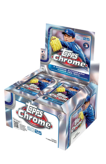 compare product 2025 Topps Chrome Baseball Jumbo Box