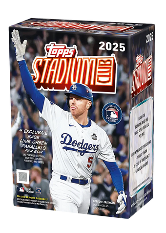 compare product 2025 Topps Stadium Club Baseball Blaster 40 Box Case