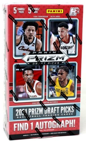 compare product 2021-22 Panini Prizm Collegiate Draft Picks Basketball H2 20 Box Case