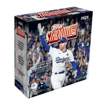 compare product 2025 Topps Stadium Club Baseball Mega 20 Box Case
