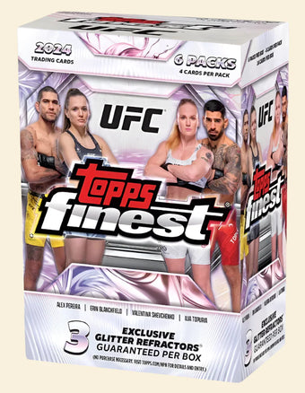compare product 2024 Topps Finest UFC Blaster Box