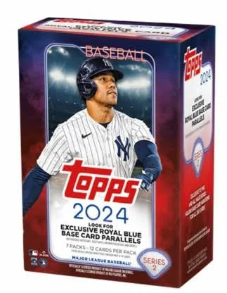 compare product 2024 Topps Series 2 Baseball 7-Pack Blaster 40 Box Case