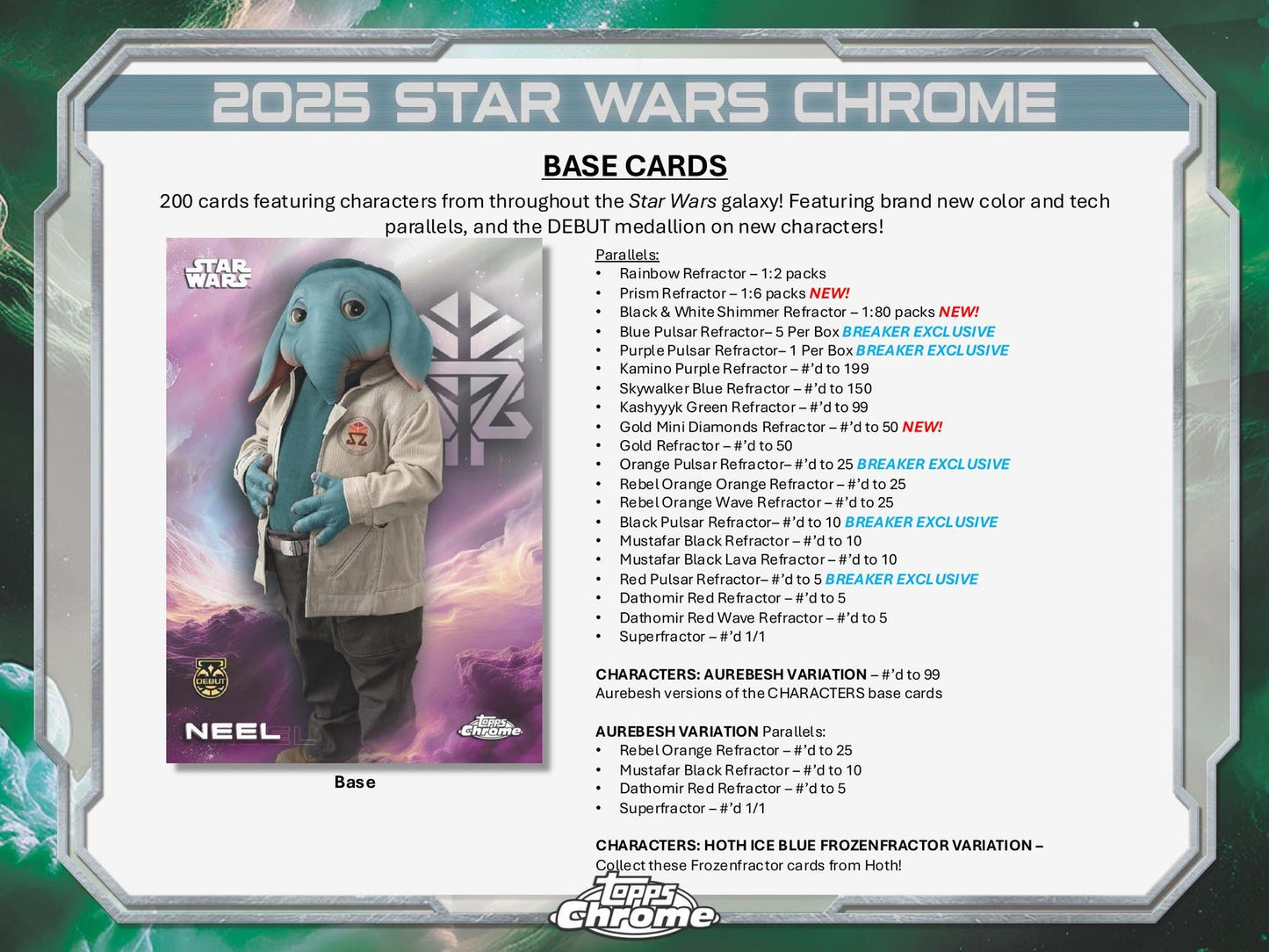 Star Wars Chrome Breaker Delight (Topps 2025)