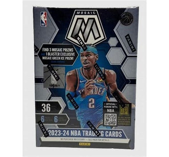 compare product 2023-24 Panini Mosaic Basketball Hobby Blaster 20 Box Case