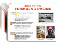 2022 Topps F1 Formula 1 Racing Hobby