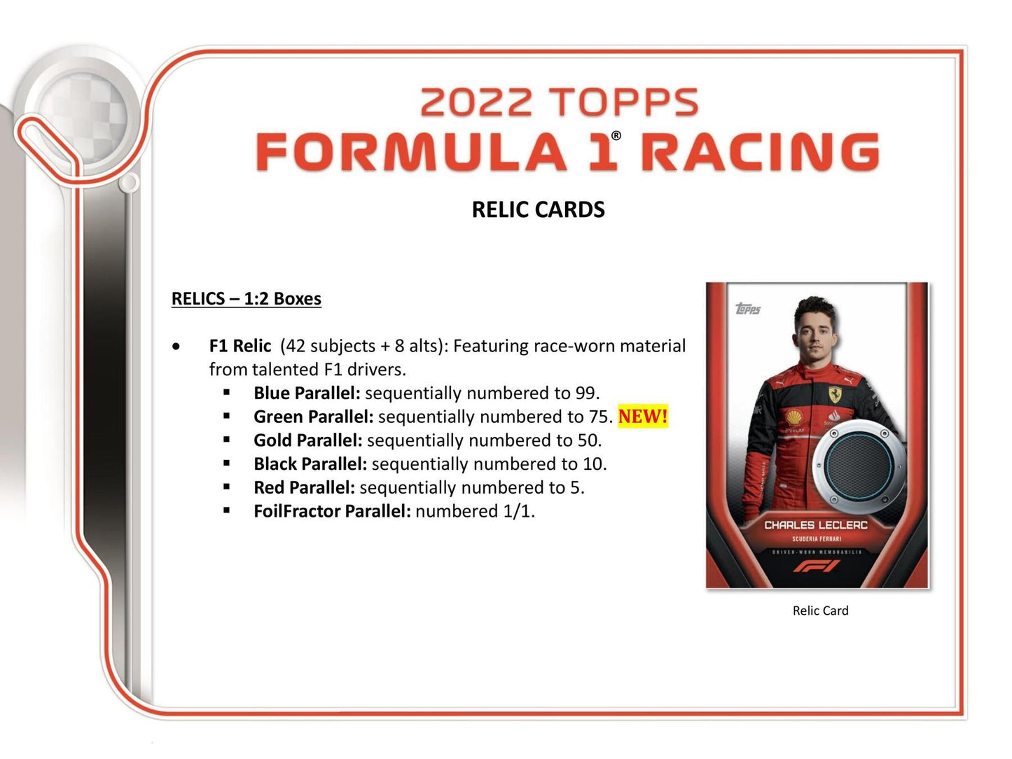 2022 Topps F1 Formula 1 Racing Hobby