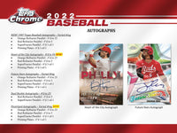 2022 Topps Chrome Baseball Hobby Jumbo Pack