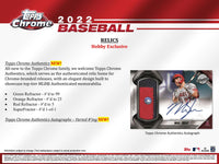 2022 Topps Chrome Baseball Hobby Jumbo Pack