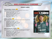 2021 Topps Chrome F1 Formula 1 Racing Hobby