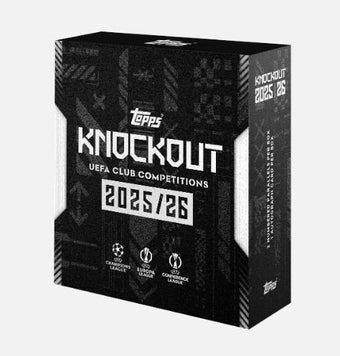 compare product 2025/26 Topps Knockout UEFA Champions League Soccer Hobby Box